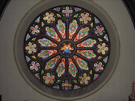 East Rose Window Restoration – Church of Our Lady Immaculate
