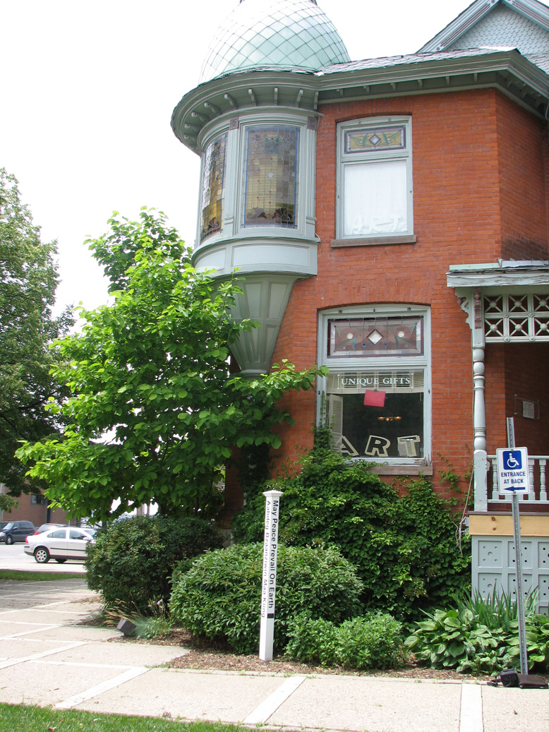 Restoration of Curved Stained Glass Windows at Lawrence House, Sarnia