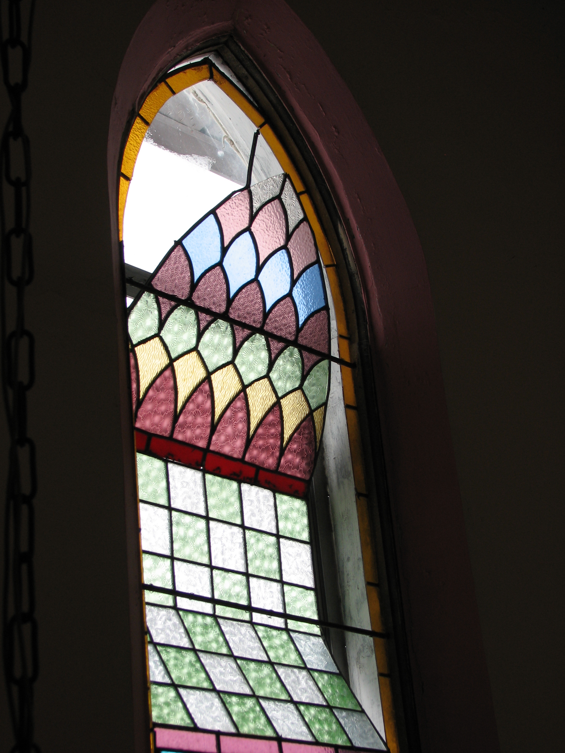 Restoration of Badly Deteriorated Stained Glass Window in Kinlough